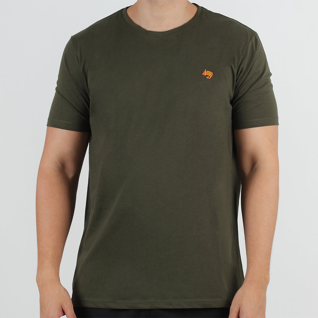T-Shirt Verde militar Hombre