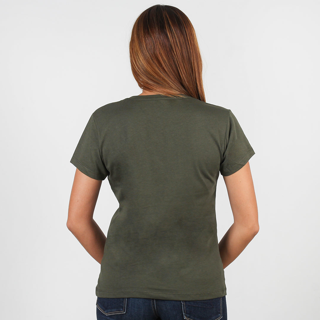 T-Shirt Verde militar Mujer